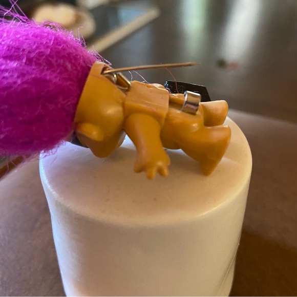 VTG Russ Troll Brooch Pin with mask - Picture 3 of 4